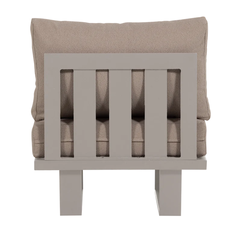 Loungesessel/1-Sitzer Element Aluminium sand