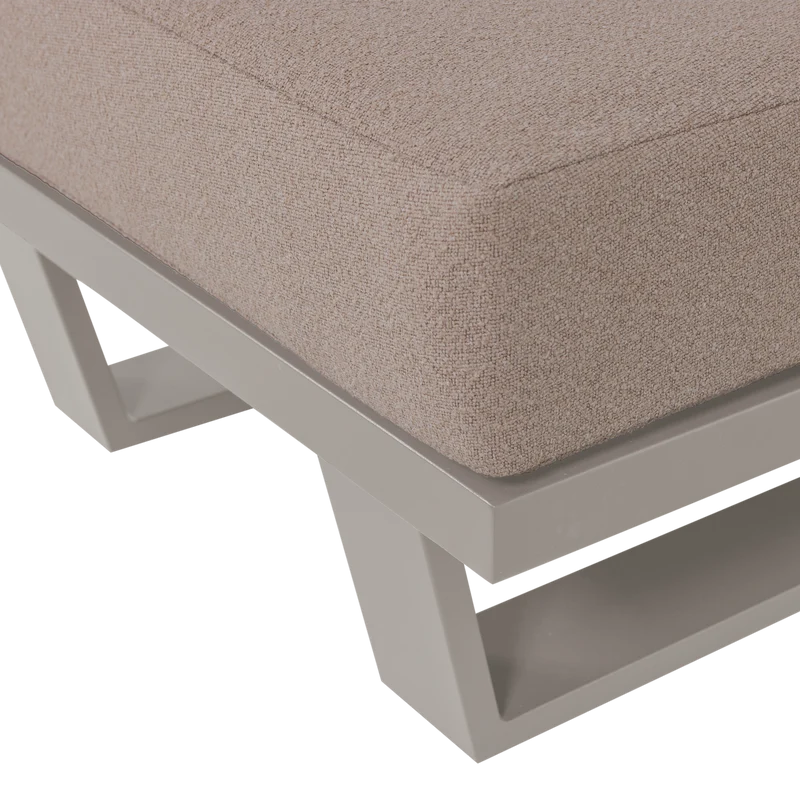 Loungesessel/1-Sitzer Element Aluminium sand