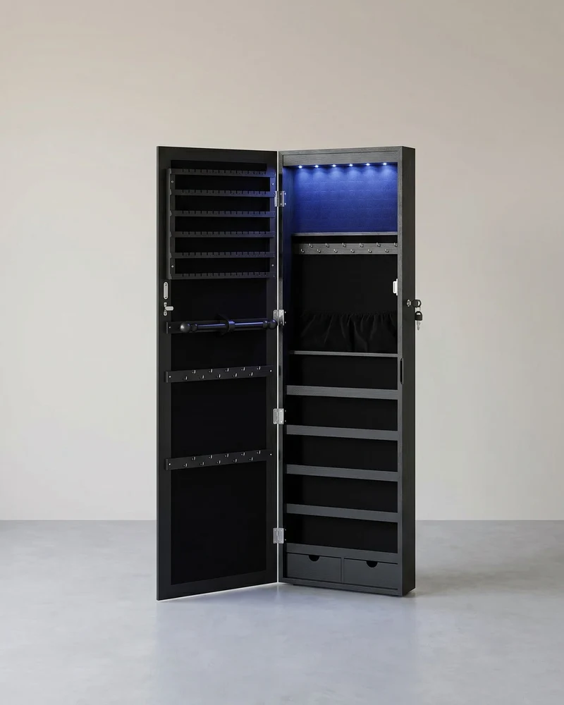 Hängender Schmuckspiegelschrank mit Stauraum – Elegant & Funktional