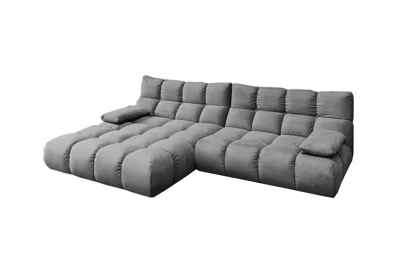 KAWOLA Sofa VIVIEN Ecksofa Velvet stone