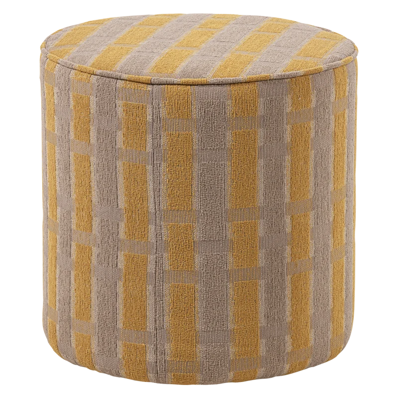 Sarli hocker hoch rautenmuster chenille altrosa