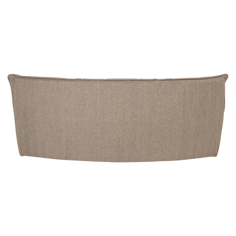 Cluster eckelement bouclé khaki braun