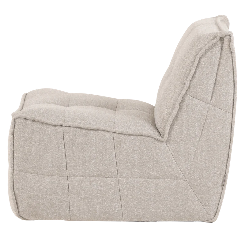Cluster 1-sitzer element bouclé sand beige