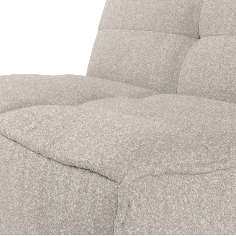 Cluster 1-sitzer element bouclé sand beige
