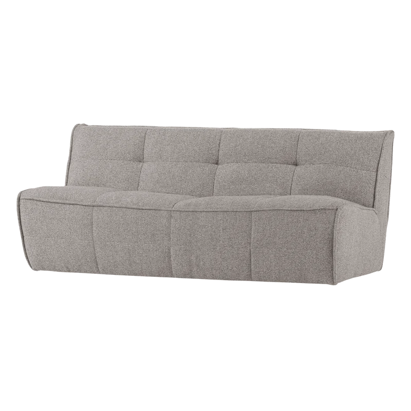Cluster 3-Sitzer Sofa Bouclé Warmes Grau