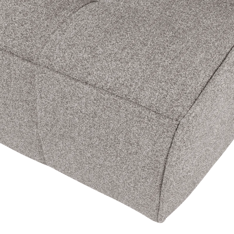 Cluster 3-Sitzer Sofa Bouclé Warmes Grau