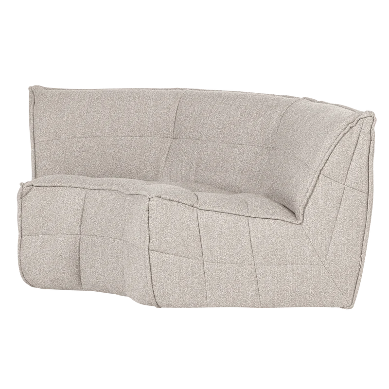 Cluster eckelement bouclé sand beige