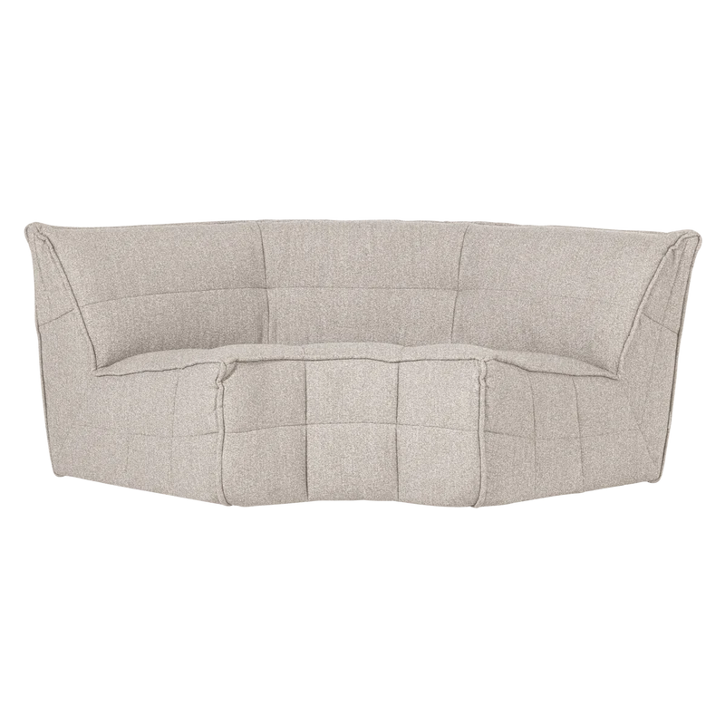 Cluster eckelement bouclé sand beige