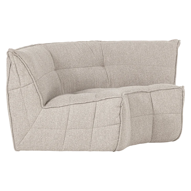 Cluster eckelement bouclé sand beige