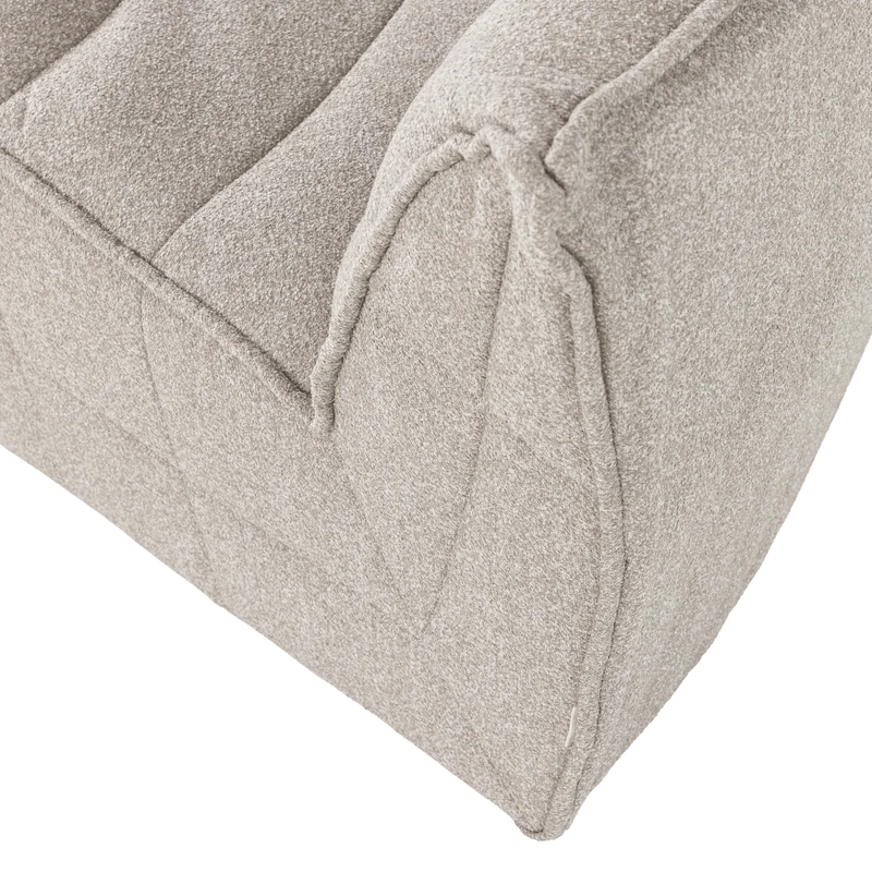 Cluster eckelement bouclé sand beige
