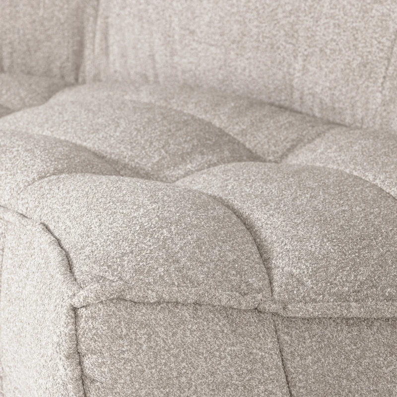 Cluster eckelement bouclé sand beige