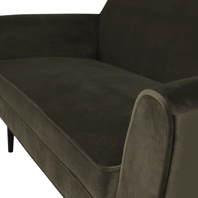 Rocco sofa 150 cm samt warmes grun