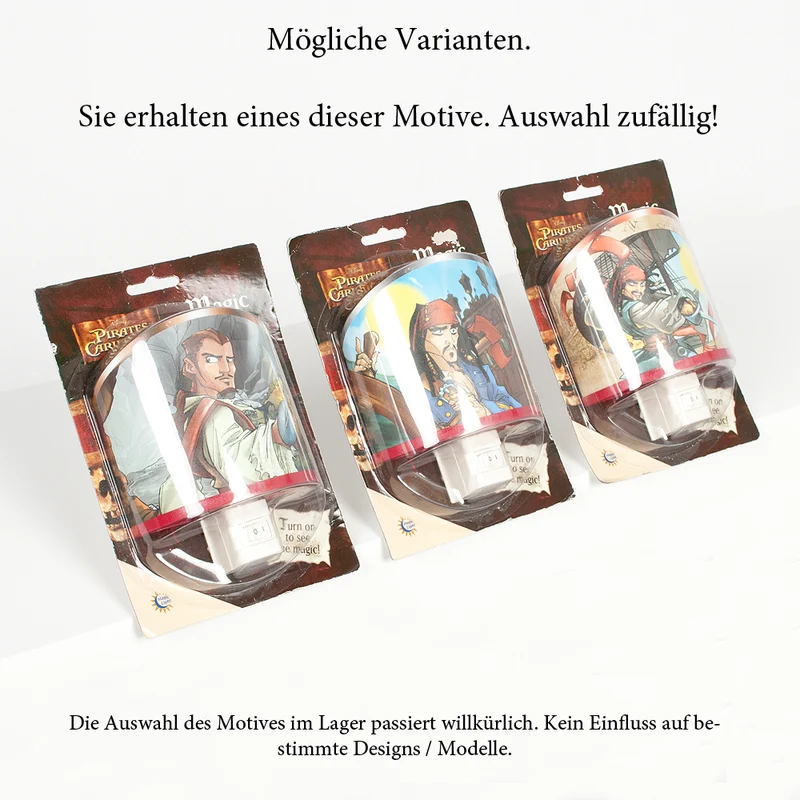 Disney Nachtlicht PIRAT diverse Motive