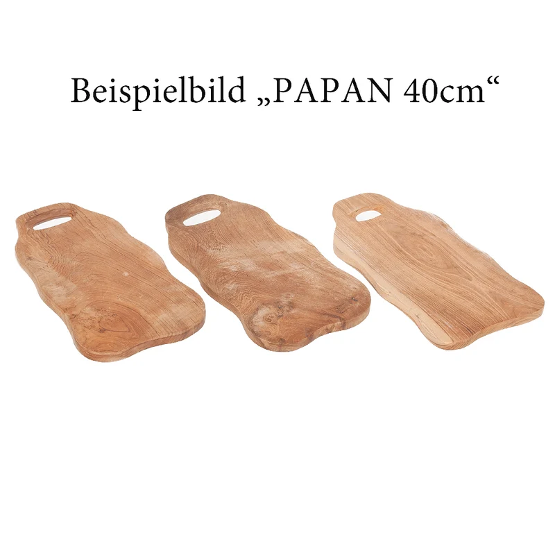 Schneidbrett PAPAN 40cm Natural Teak