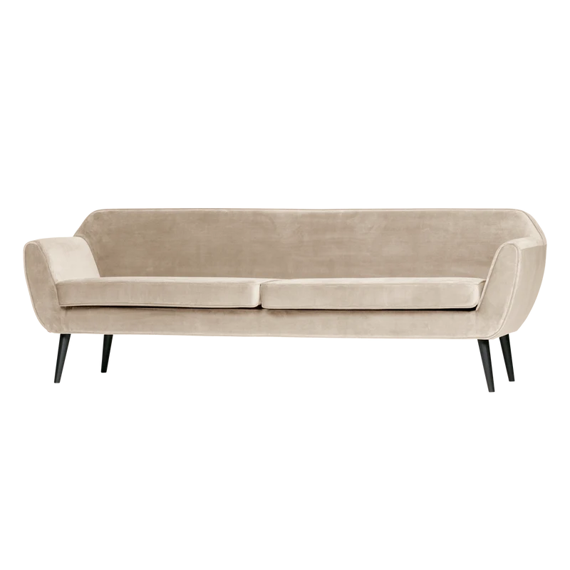 Rocco XL sofa 230 cm samt off white