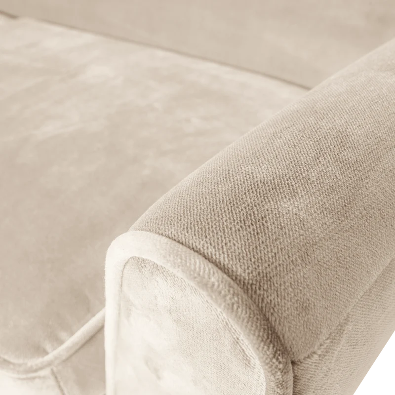 Rocco XL sofa 230 cm samt off white