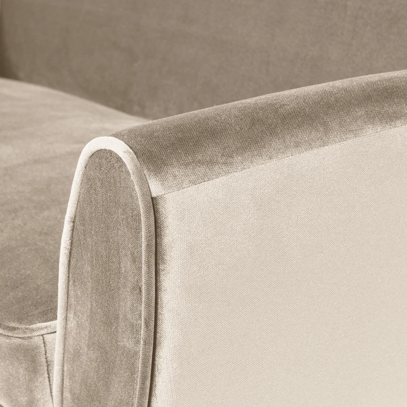 Rocco sofa 187 cm samt off white