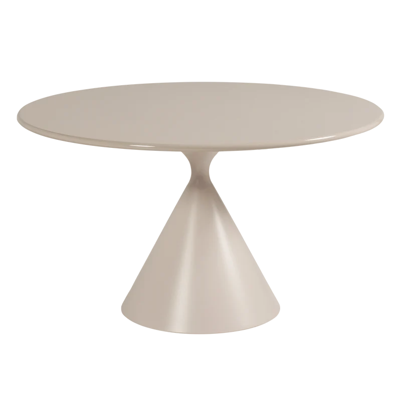 Mavo-Esstisch Ø 130 cm MDF sandfarben
