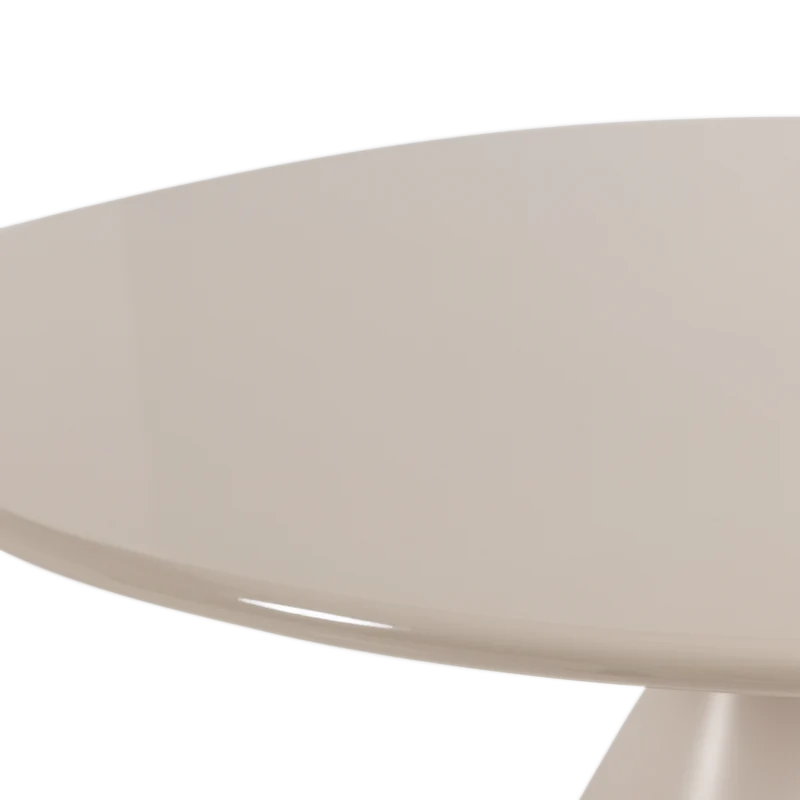 Mavo-Esstisch Ø 130 cm MDF sandfarben