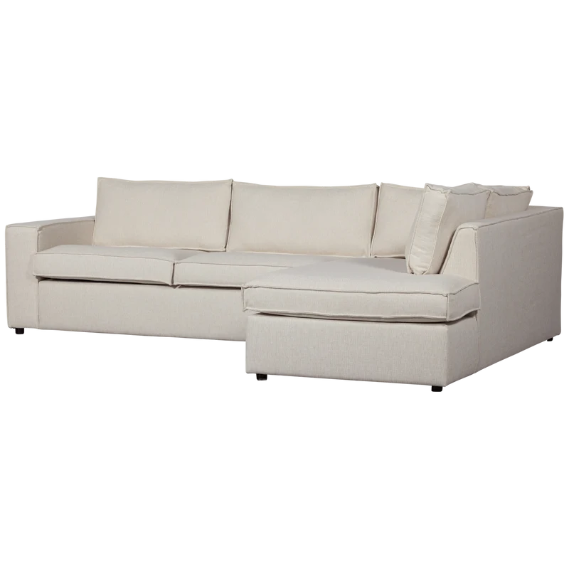 Thomas Ecksofa Webstoff rechts Natur