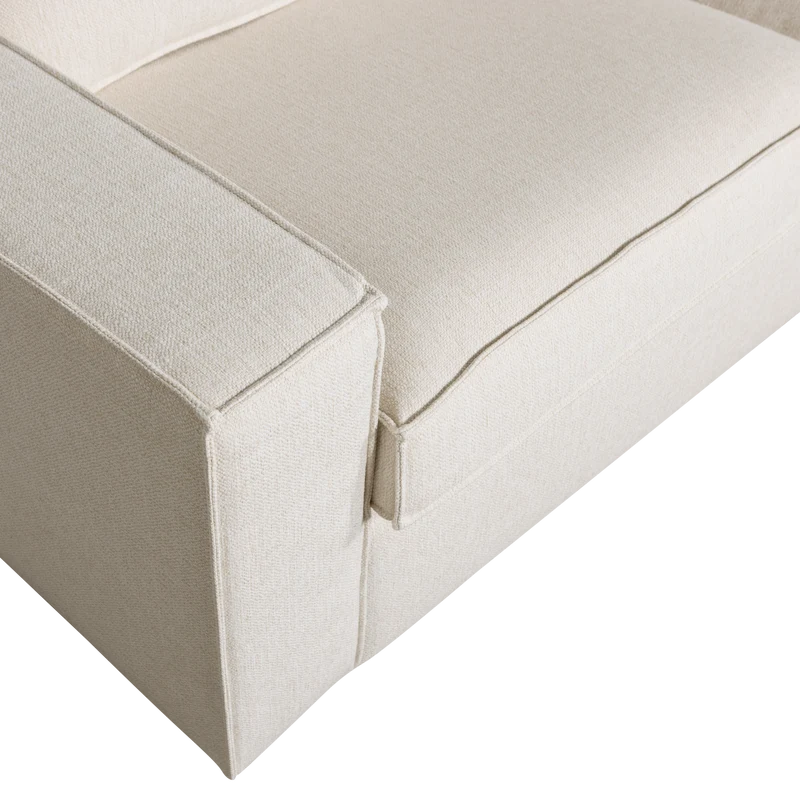 Thomas Ecksofa Webstoff rechts Natur