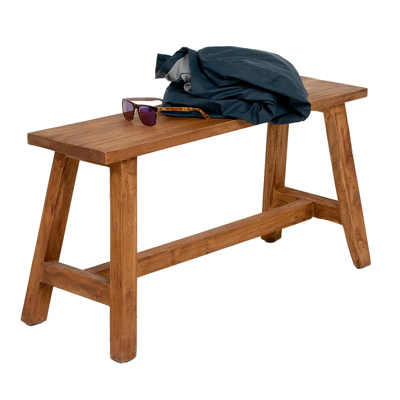 Massivholz Sitzbank RANCH Antik-Natural Mahagoni ca. L90cm
