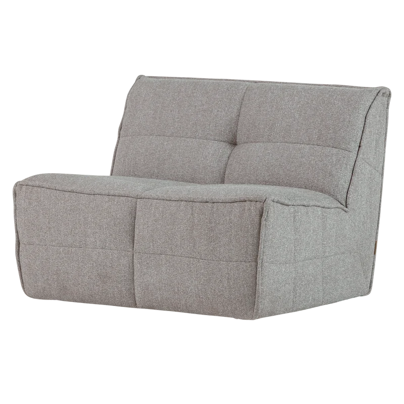 Cluster 1-sitzer element bouclé warmes grau