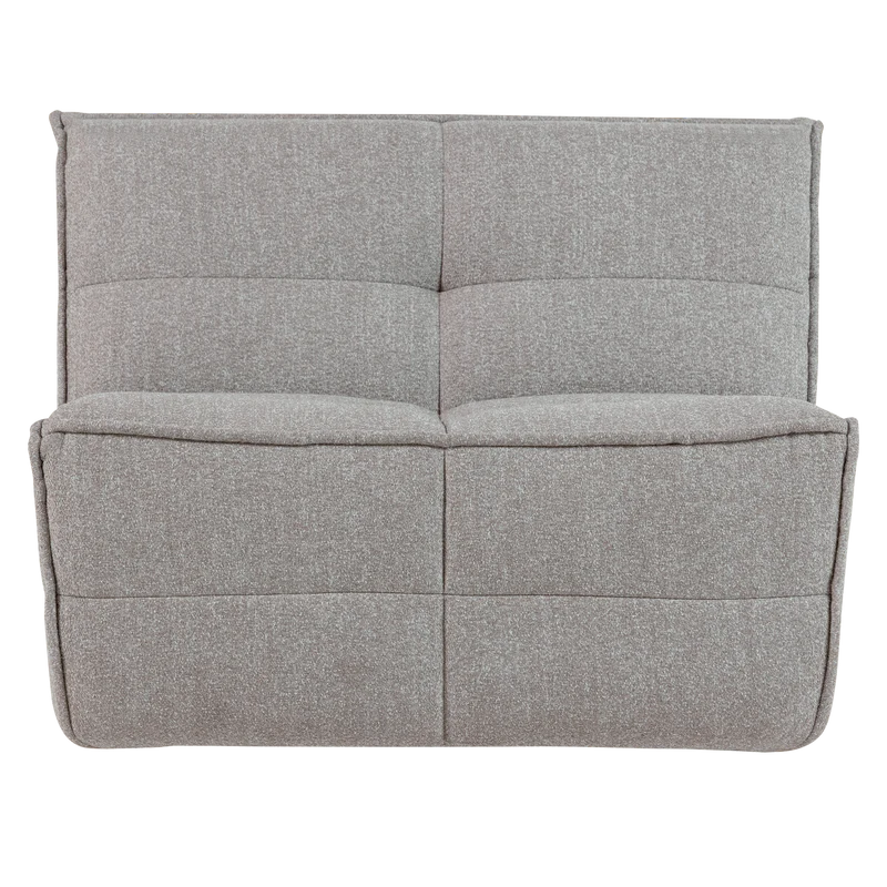 Cluster 1-sitzer element bouclé warmes grau