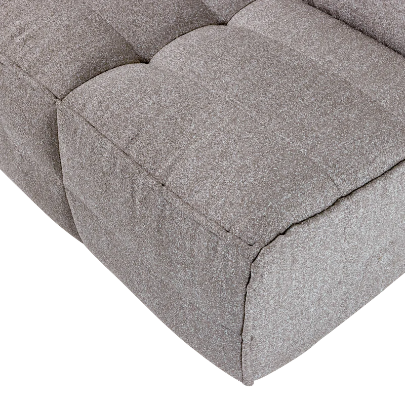 Cluster 1-sitzer element bouclé warmes grau