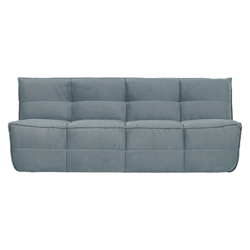 Cluster 3-sitzer sofa samt turquoise blau
