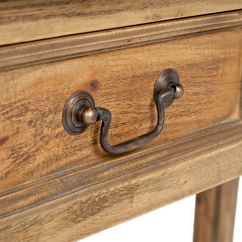 Sekretär ILENA Antique-Natural ca. L100cm Mahagoni Massivholz