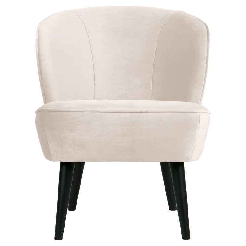 Sara sessel samt off white