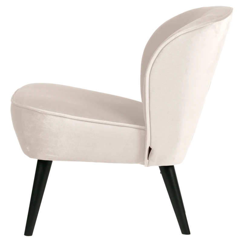 Sara sessel samt off white