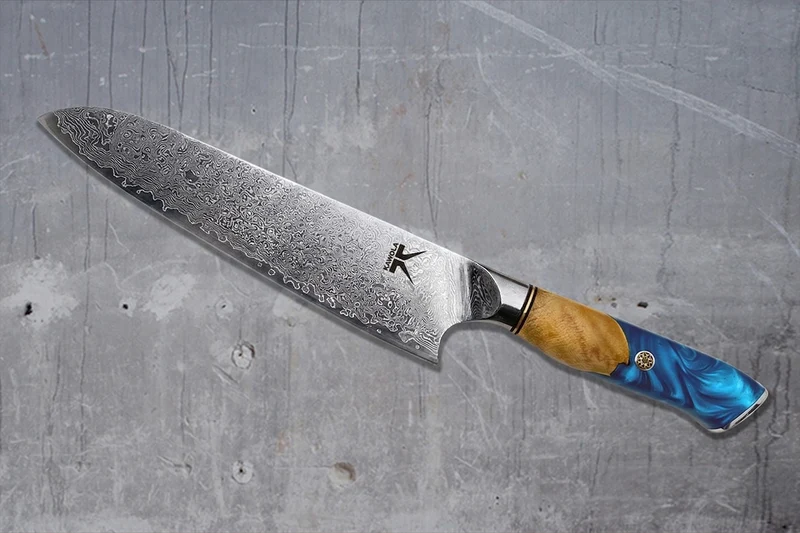 KAWOLA Küchenmesser DUMA Damaststahl mit Holzgriff