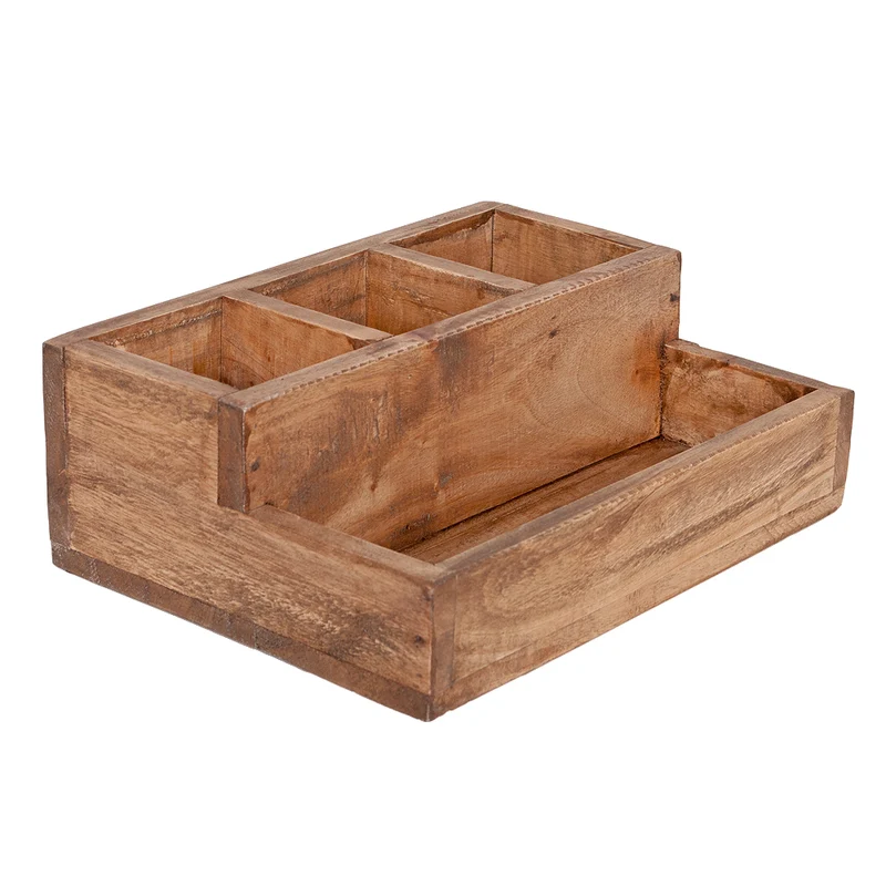 Mahagoni Menage DAVID ca. L31cm Natural
