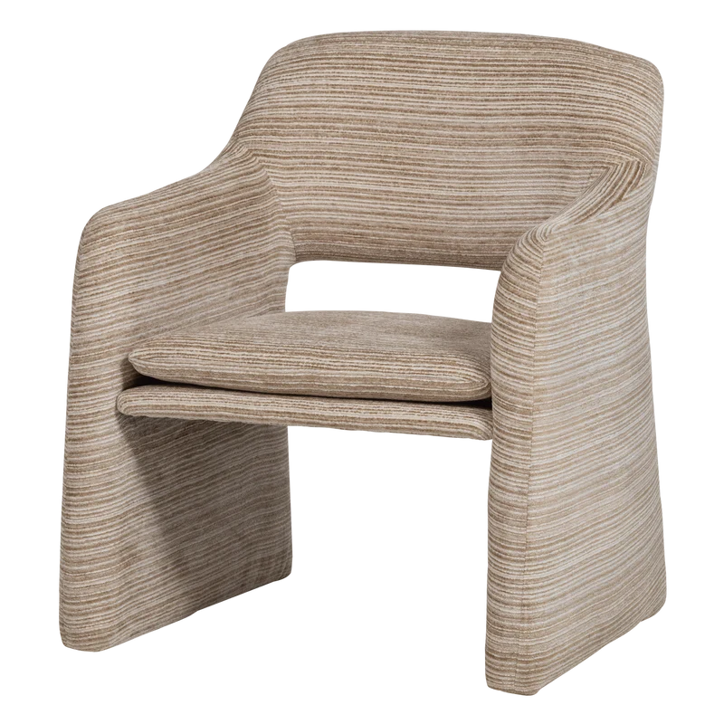 Lyric sessel streifen dessin natur