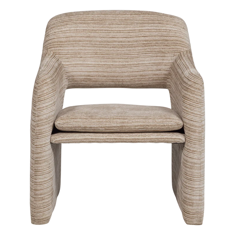 Lyric sessel streifen dessin natur