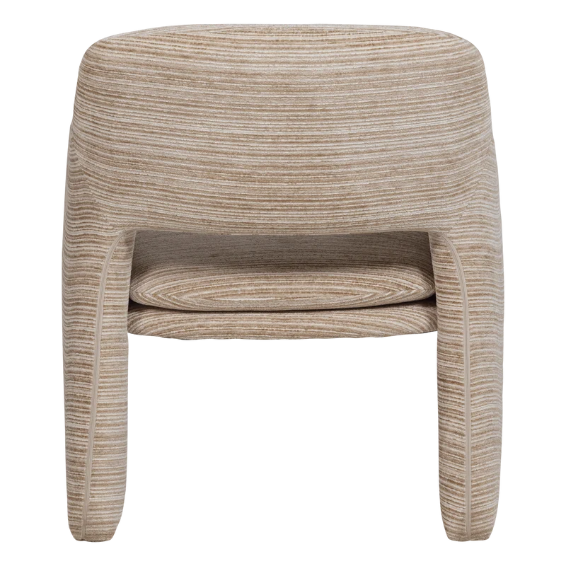 Lyric sessel streifen dessin natur
