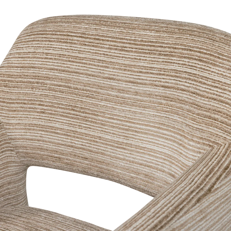 Lyric sessel streifen dessin natur