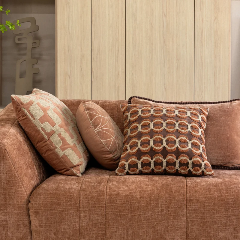 Luvo kissen velvet rosa/sand - 4er-Set