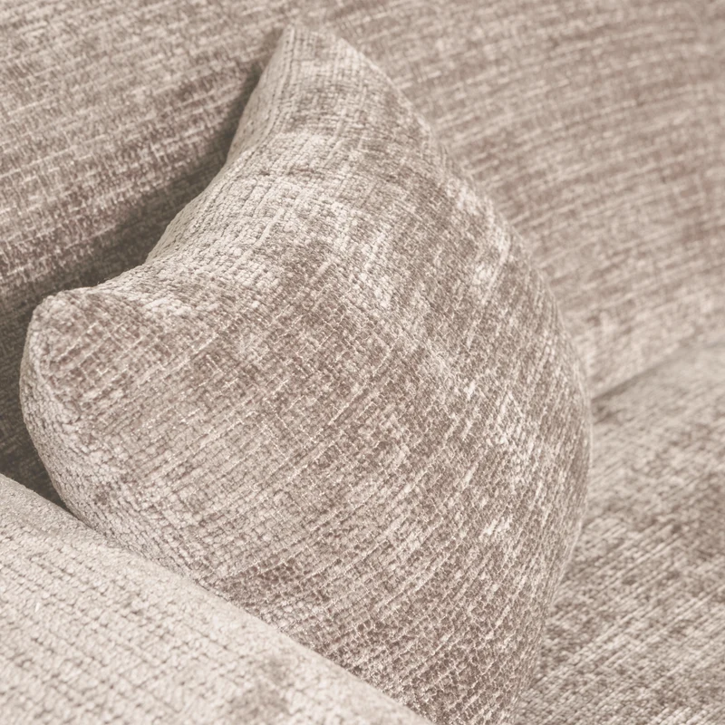 Cloud-Chaiselongue, rechts, Chenille, naturfarben