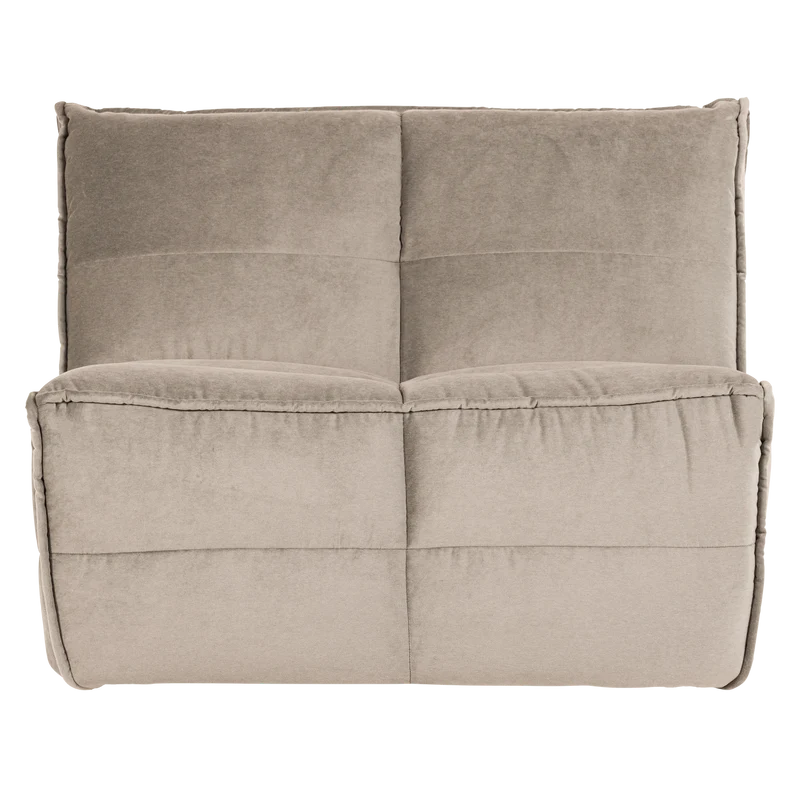 Cluster 1-sitzer element samt warmes taupe