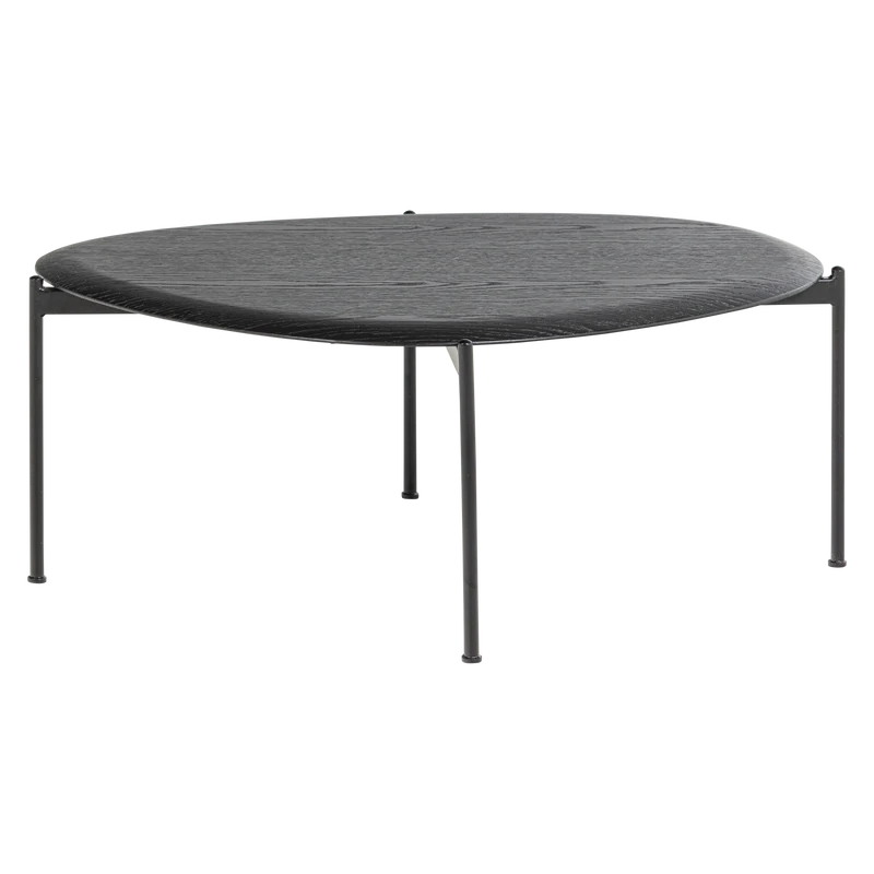 Kota couchtisch 36x92x68 cm mdf/furnier schwarz