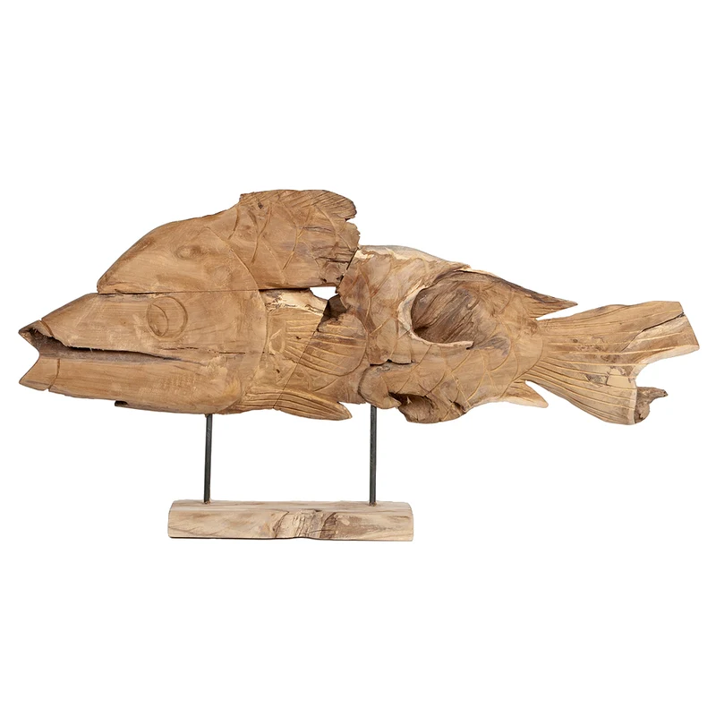 Deko Fisch PESCADO ca. L130cm Recycled Wood