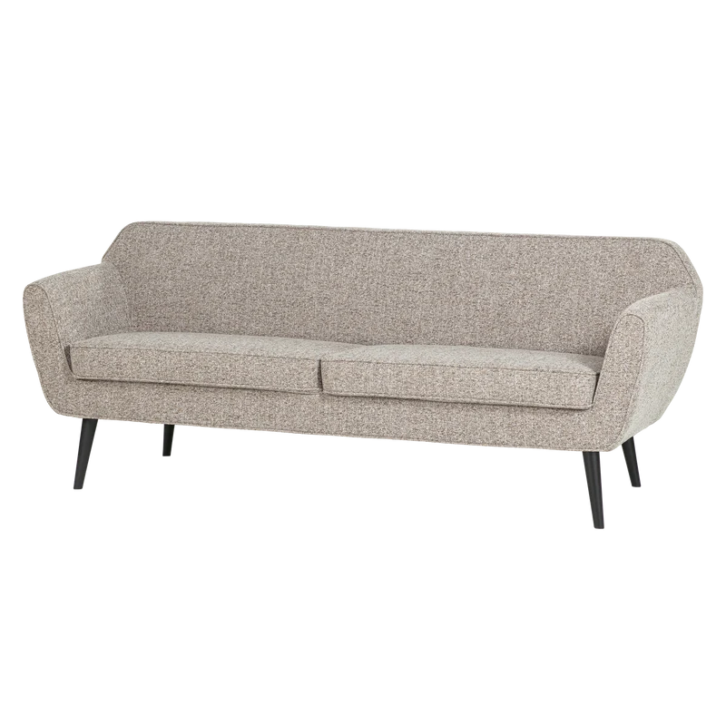 Rocco sofa 187 cm webstoff braun melange