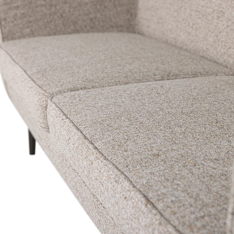 Rocco sofa 187 cm webstoff braun melange