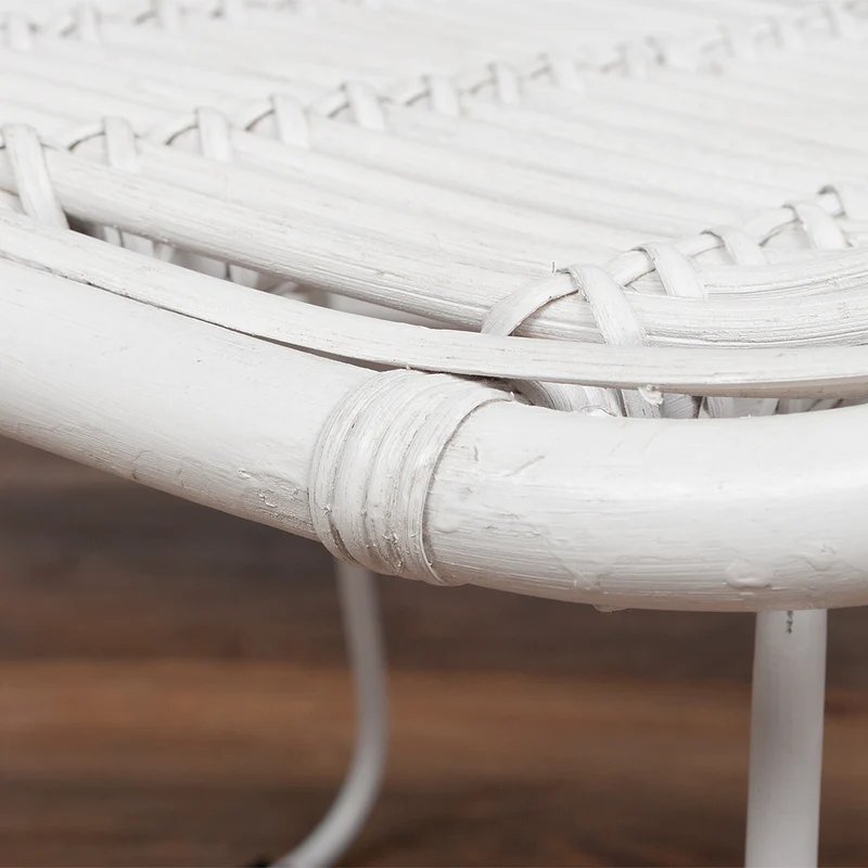 Rattan Armlehnenstuhl HATTAN White