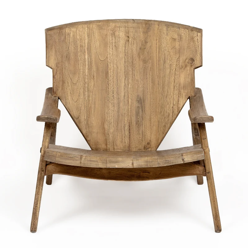 Design Lounge-Stuhl BRASIL 71x77x72cm (BxHxT) Natural Teak