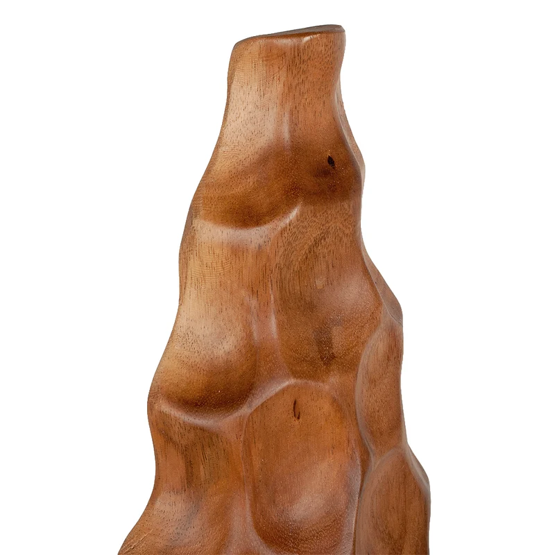 Individuelle Design Deko-Säule PATUNG-B ca. H185cm Teakholz