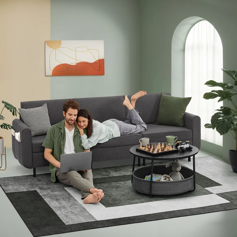 Modulares Sofa – Bouclé-Sofa-Set – verstellbar